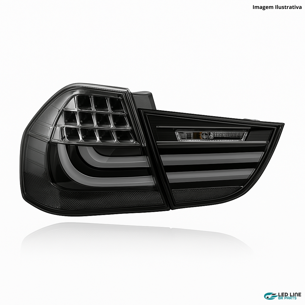 Conjunto de Lanternas Traseiras LED para BMW Série 3 E90 (2009-2012)