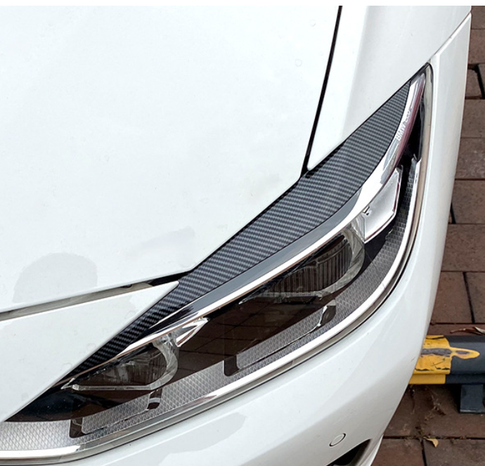 Sobrancelhas de Farol para BMW Série 3 F30/F31 (2012-2018) – Estilo Esportivo em Preto Piano ou Fibra de Carbono