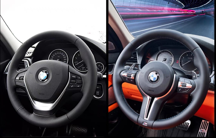 Volante Esportivo BMW M3 M5 M6 - Compatível com Série 3, Série 5, X1, X5, e X6 (F20, F30, F35, F10 e F18)