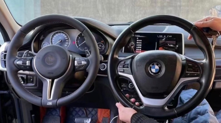 Volante Esportivo BMW M3 M5 M6 - Compatível com Série 3, Série 5, X1, X5, e X6 (F20, F30, F35, F10 e F18)