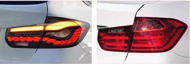 Lanterna Traseira Escama de Dragão LED para BMW Série 3 F30/F35 (2012-2018)