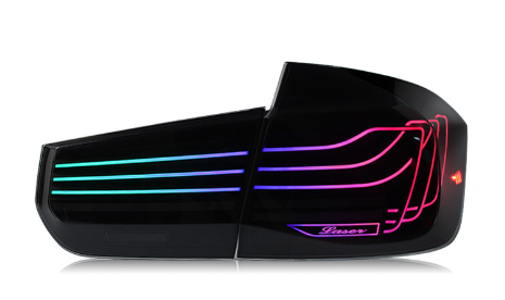 Par de Lanterna traseira LED RGB CSL Suspenso para BMW Série 3 F30 (2013-2018)