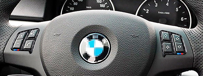 Botões em Fibra de Carbono para Volante - BMW Série 3 E90 (2005-2012)