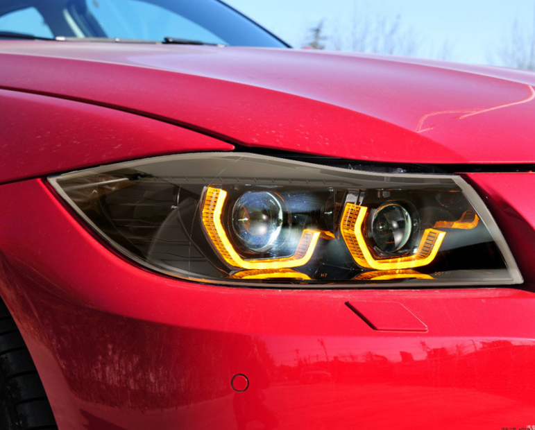 Par de Farol com Lente a Laser para BMW Série 3 E90 (2005-2012)