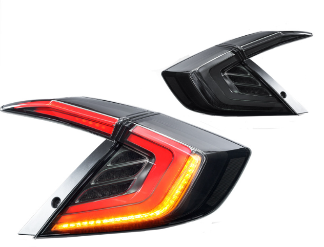 Lanterna Traseira Altezza Fumê Led All Black para Honda Civic G10 (2016-2021)