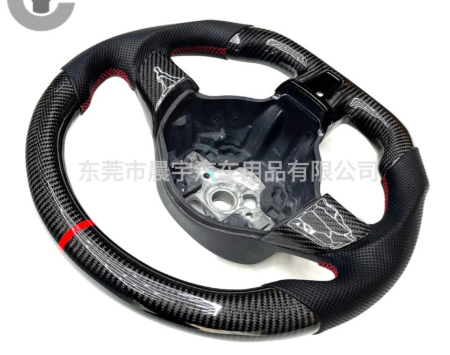 Volante em Fibra de Carbono Personalizado para Volkswagen (Golf, Polo, Santana, Jetta MK5, Sagitar, Bora, Lavida)