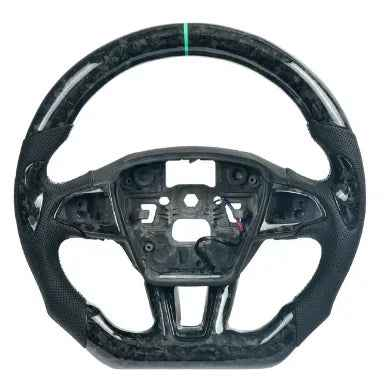 Volante Personalizado de Fibra de Carbono com LED para Ford Focus RS, ST e Kuga (2014-2017)