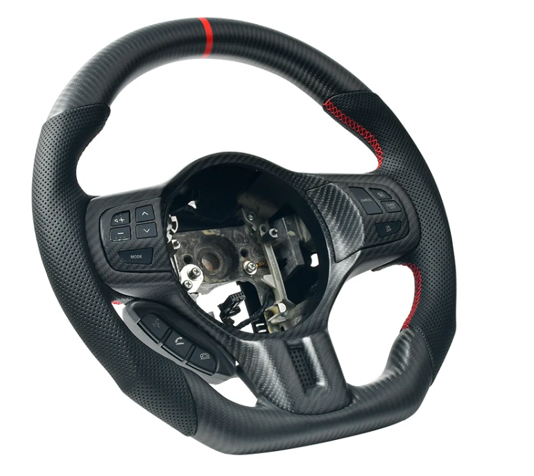Volante Personalizado de Fibra de Carbono para Mitsubishi Lancer Evolution EVO EX X 10 (2007-2017)