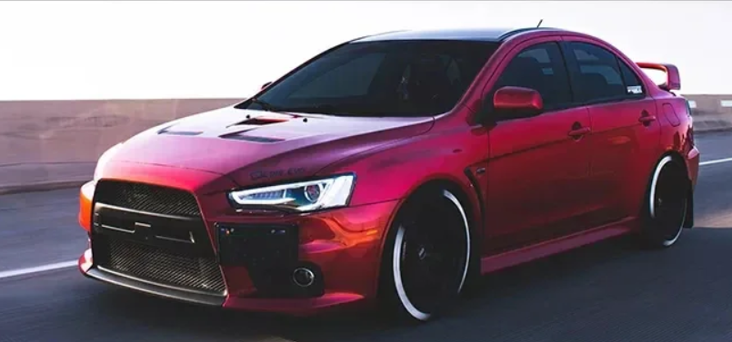 Faróis LED para Mitsubishi Lancer e EVO X 2008-2020 - DRL com Sinal de Giro Sequencial