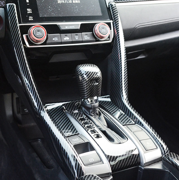 Guarnição de Marcha em Fibra de Carbono – Civic G10 2016–2021