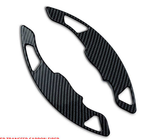 Paddle Shifters em Padrão Fibra de Carbono para Honda Civic 10ª Geração e Outros Modelos (Borboleta)