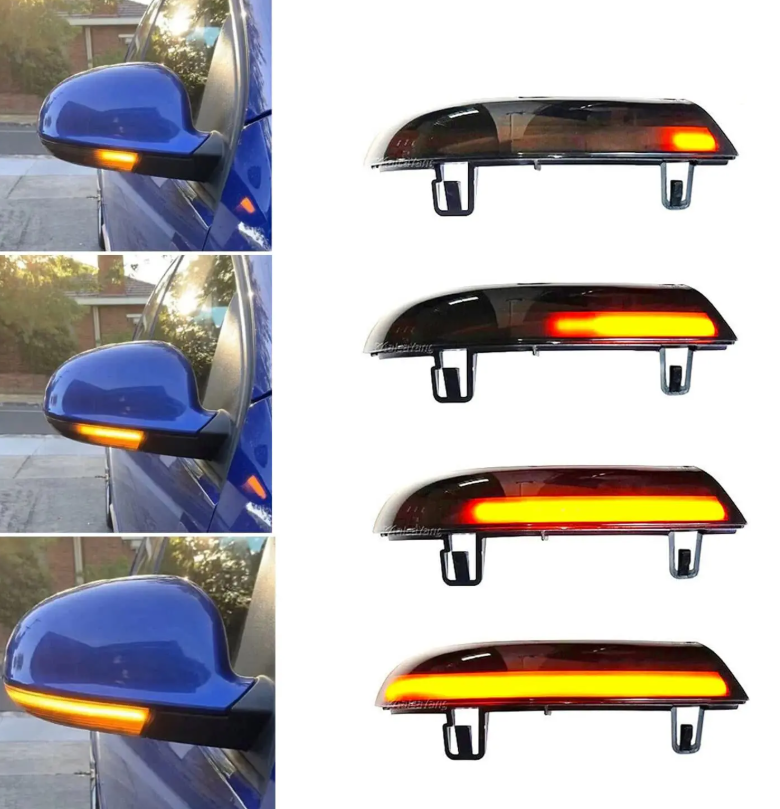 Seta Sequencial LED para Retrovisor VW Jetta MK5 – Estilo e Segurança