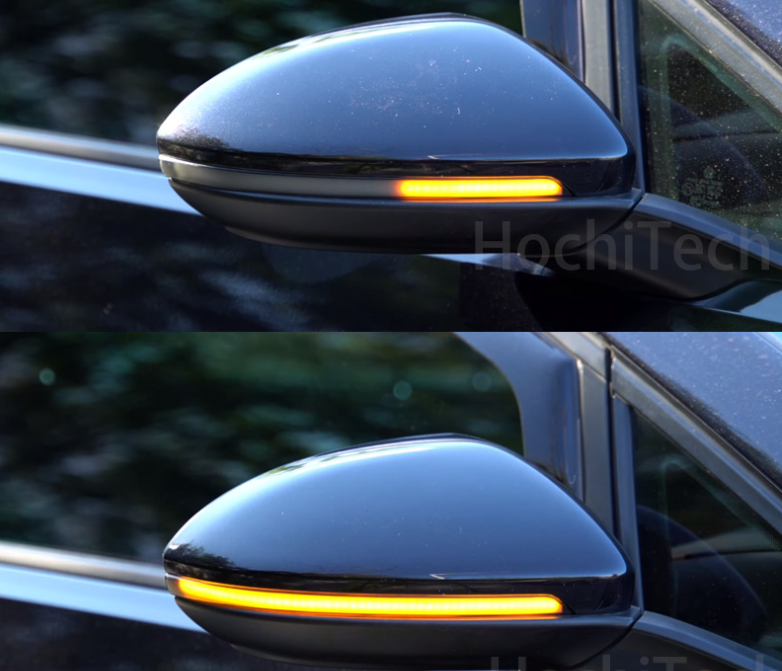 Luz de Seta Dinâmica para Retrovisor – Volkswagen Golf 7/7.5, GTI, GTD e Touran