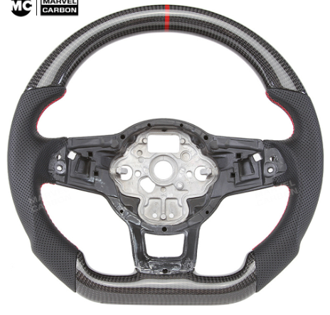Volante Personalizado em Fibra de Carbono para Volkswagen Golf MK7 GTI