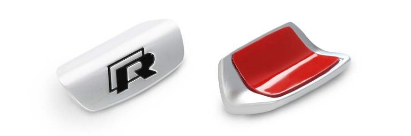 Acessório Decorativo para Volante Volkswagen Polo - Logo R e RLINE