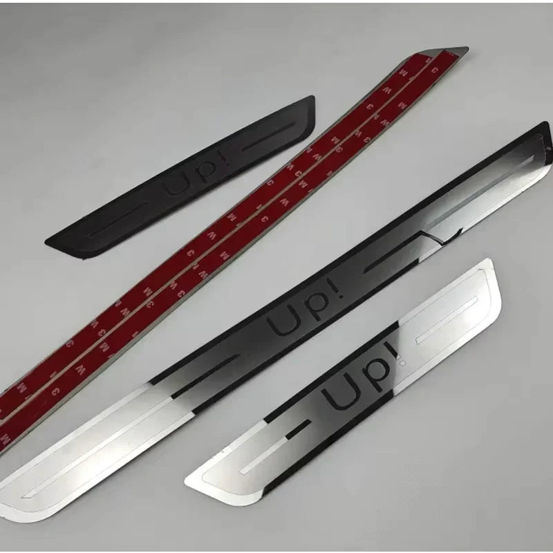 Soleiras de Porta UP Inox - Proteção Premium | Led Line BR Parts