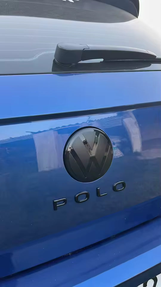 Emblema VW Preto – Kit Frente e Traseira | Led Line BR Parts