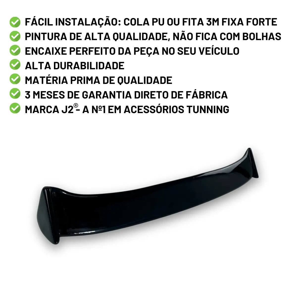 Aerofólio UP TSI GTI - Visual Esportivo VR6 | Led Line BR Parts