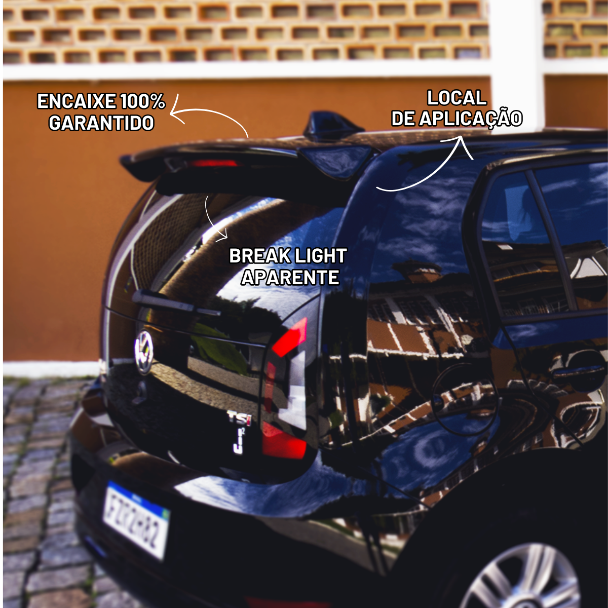 Aerofólio UP TSI GTI - Visual Esportivo VR6 | Led Line BR Parts