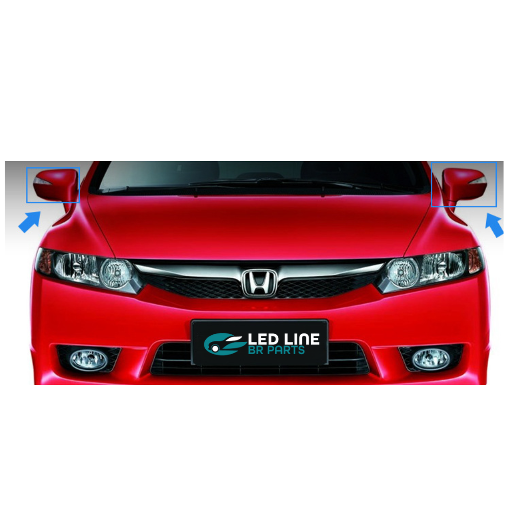 Capa de Retrovisor Esportiva - Civic G8 (2006-2011)