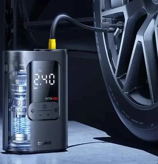 Compressor de Ar Portátil Baseus GoTrip VA1 - 5000mAh Sem Fio | Led Line BR Parts