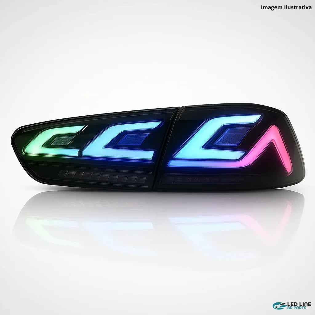 PAR lanterna Dinâmica LED para Mitsubishi Lancer EVO-X (2008-2018) – VALOR REFERENTE AO PAR