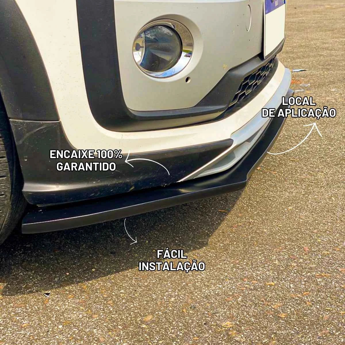 Front Lip Up TSI - Spoiler Dianteiro Esportivo | Led Line BR Parts