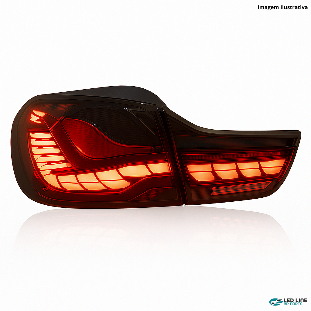 Lanterna traseira Dragon Led para M4