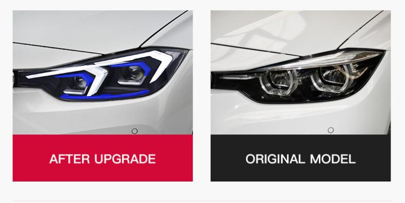 Par de Faróis de LED para BMW Série 3 F30/F35 (2013-2018) – Edição Thunder