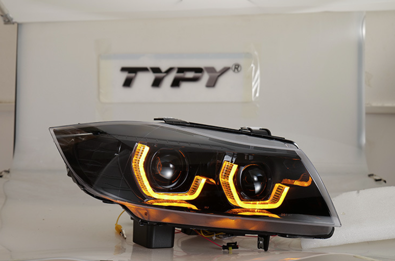 Par de Farol com Lente a Laser para BMW Série 3 E90 (2005-2012)