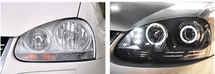Faróis de LED Volkswagen Jetta MK5 (06-11)