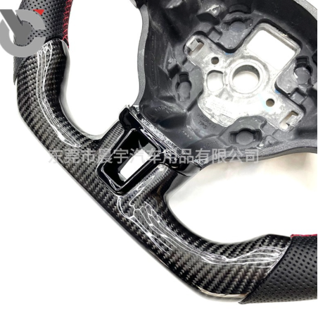 Volante em Fibra de Carbono Personalizado para Volkswagen (Golf, Polo, Santana, Jetta MK5, Sagitar, Bora, Lavida)
