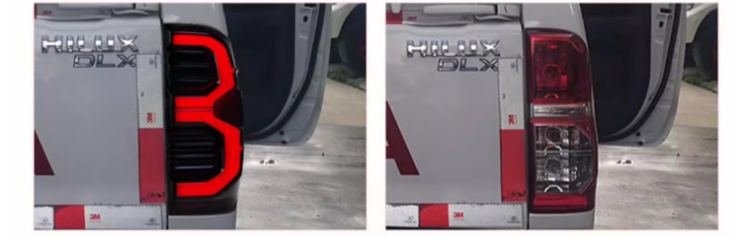 Lanternas Traseiras LED Toyota Hilux Vigo 2004-2014