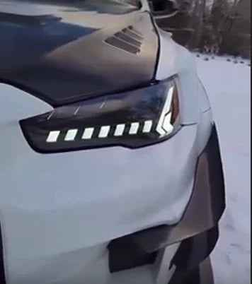 Par de Faróis LED para Mitsubishi Lancer EVO-X (2008-2018) – Peças de Tuning e Estilo Automotivo