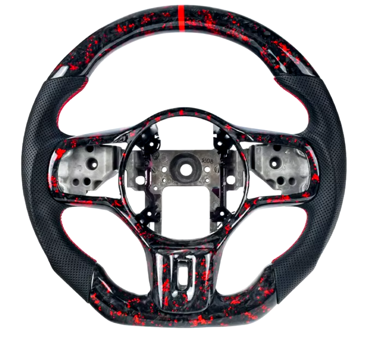 Volante Personalizado de Fibra de Carbono para Mitsubishi Lancer Evolution EVO EX X 10 (2007-2017)