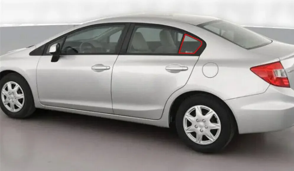 Windows Vents Estilo Corrida para Janela Traseira – Civic G9 2011 a 2015