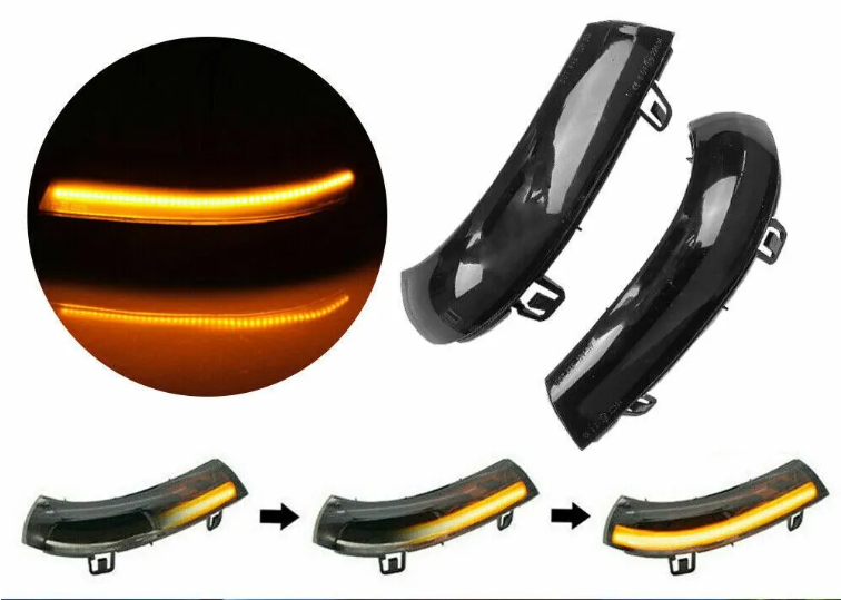 Seta Sequencial LED para Retrovisor VW Jetta MK5 – Estilo e Segurança