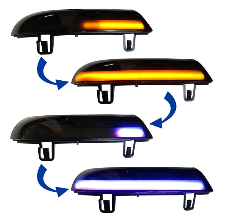 Seta Sequencial LED para Retrovisor VW Jetta MK5 – Estilo e Segurança