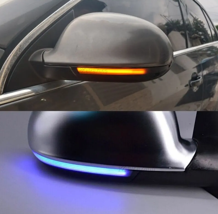 Seta Sequencial LED para Retrovisor VW Jetta MK5 – Estilo e Segurança