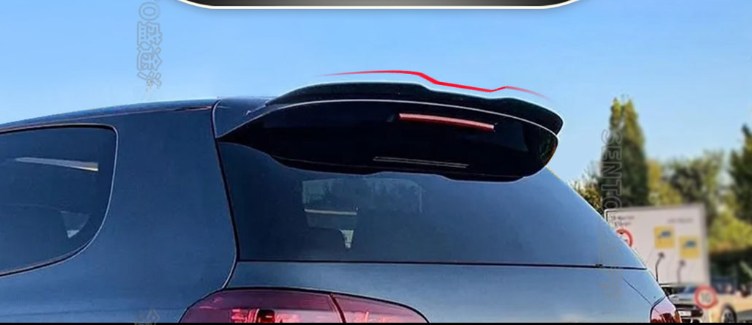 Aerofólio Esportivo para Volkswagen Golf MK5/6/7/7.5/8 GTI