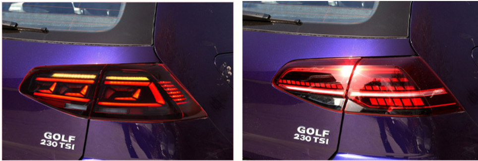 Conjunto de Lanternas Traseiras LED para Volkswagen Golf 7