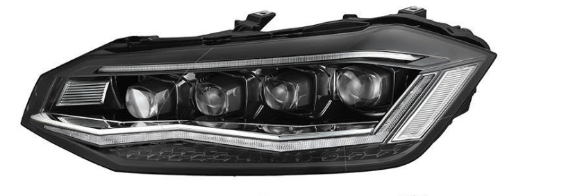 Faróis Dianteiros Modificados para Volkswagen Polo 2019-2022