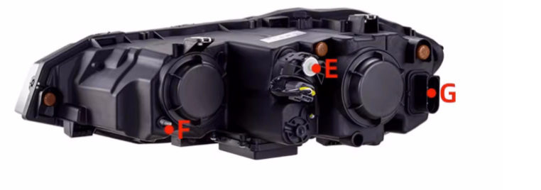 Faróis Dianteiros Modificados para Volkswagen Polo 2019-2022