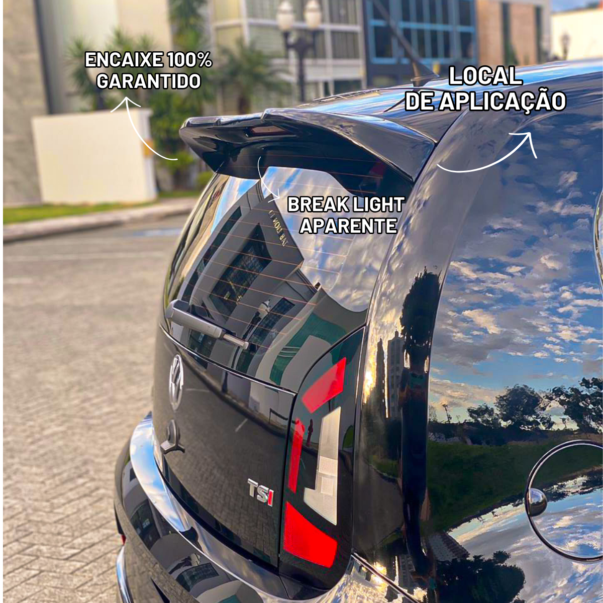 Aerofólio Up GTI TSI - Visual Esportivo Premium | Led Line BR Parts