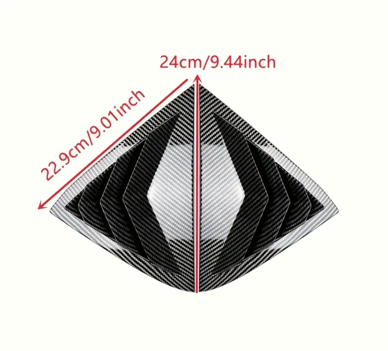 Windows Vents New Fiesta - Visual Esportivo | Led Line BR Parts