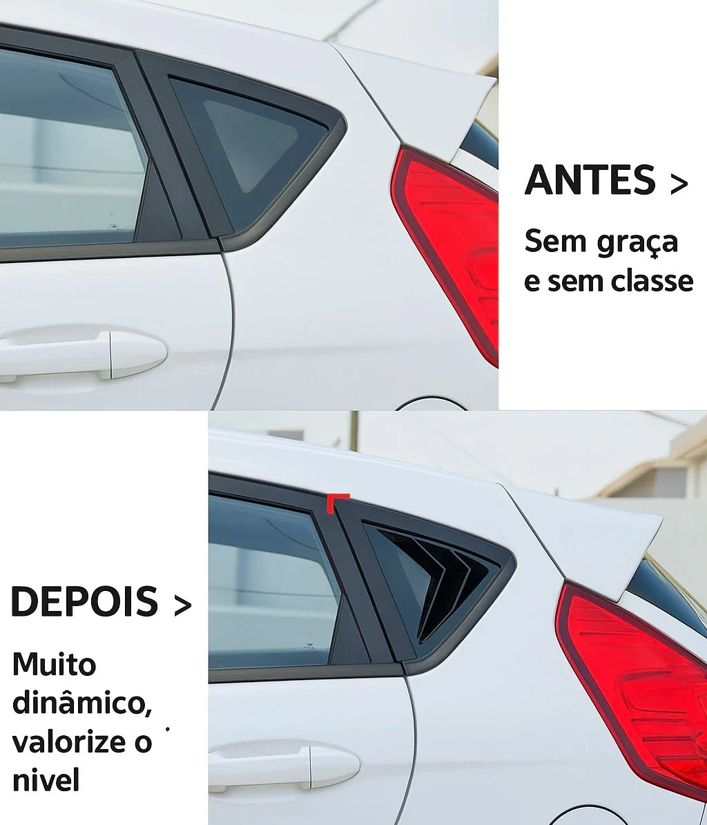 Windows Vents New Fiesta - Visual Esportivo | Led Line BR Parts