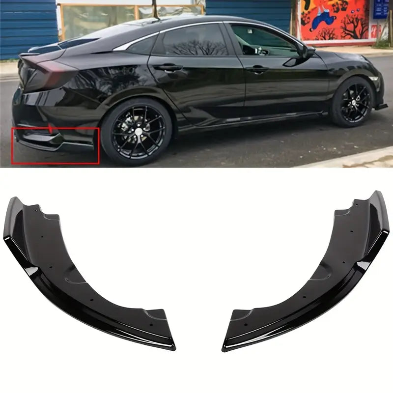 Lip Spoiler Traseiro Esportivo para Honda Civic G10 (2016-2019) – Estilo, Proteção e Performance