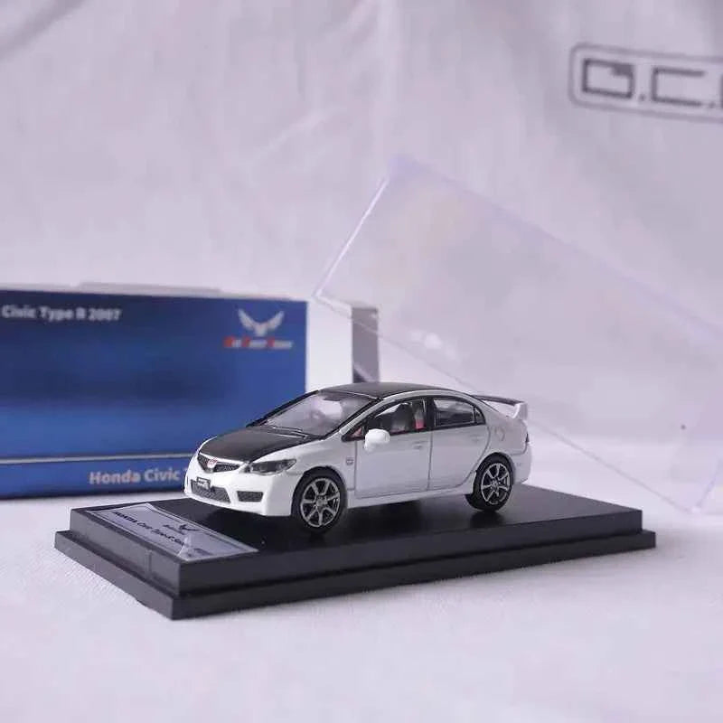 Miniatura Honda Civic Type R 1:64 - Coleção Exclusiva JDM | Led Line BR Parts